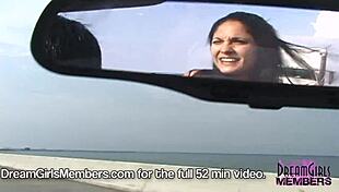 This babe takes a ride atop the Skyway Bridge