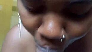 African college girl enjoys the services of big cock