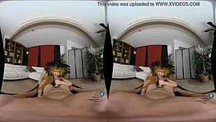 Group virtual sex with a busty MILf