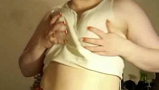 Big tits and ass revealed in POV homemade