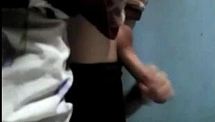 My cousin heats me up on web chat leading to intense cock masturbation