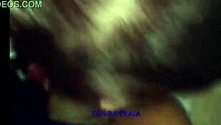 Naughty African Amateur Dodges Security for Bathroom Blowjob