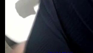 Naughty African Amateur Dodges Security for Bathroom Blowjob