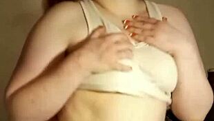 Big tits and ass revealed in POV homemade