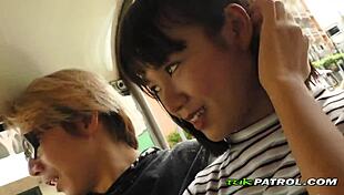 Oh, Asian Babe Sucks Boss's Cock!