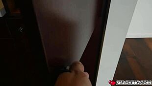 Stepbro pounding Chloe's pussy doggystyle