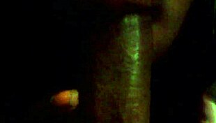 Ebony Queen Delivers Sloppy Blowjob to Black Cock