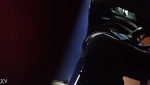 He STROKES his cock passionately.