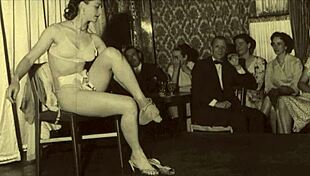 Top Twenty Early Vintage Showgirls Undressing