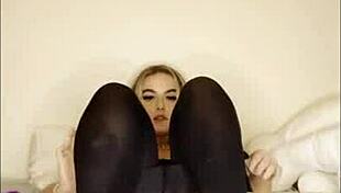 Blonde Teen Masturbates