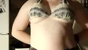 Busty Amateur Girl Plays With Her Big Tits And Ass In Homemade POV Video