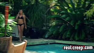 blonde teen sucks cock before getting pounded doggystyle roughly