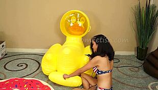syrena inflates inflatable pool toys