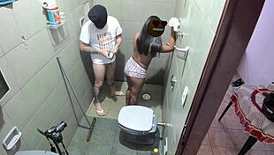 Stepfather Enters Bathroom To Probe And Gets Offered Tight Ass