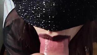 Check out this cute teen sucking cock and getting cum in her mouth