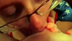 Busty wife delivers an amazing blowjob session