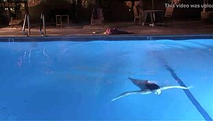 jack frost 2 has this sexy asian girl skinnydipping nude in the pool