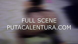 behind cameras, giselle montes in doggystyle creampie