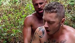 These uncut guys touch each other in public to show that they are homosexuals