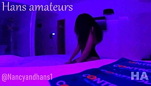 Hot Brunette Teen 18+ Records First Time in Lingerie