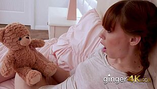 Alexa, that redhead teen babe, has this wild fetish for her teddy and pussy play 😏. Blowjob dreams incoming!