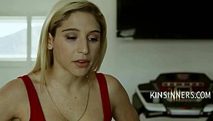 Abella Danger Kisses Stepmom For House Cleaning