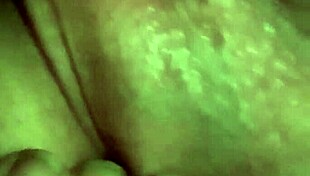 Milf teases and rubs her plump pussy in homemade clip