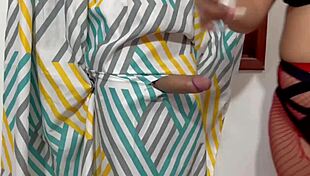 brunette enjoys a special experience and facial