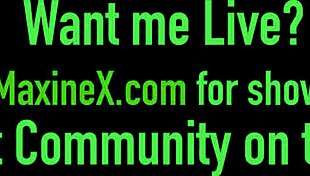 Maxine X rips clothes and orgasms hard!