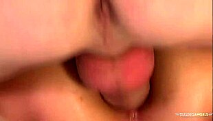 Brunette Chooses Dick Over Flowers