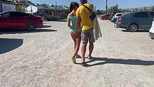 Intense Public Bush Sucking POV