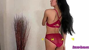 asian tranny jerks off solo in front of cam, so exciting 😏