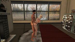 M22 3d game features cute character on desk