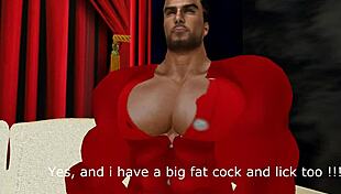 in this cartoon, meat is on meat in fun scenes