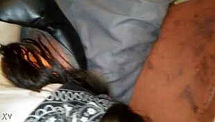 Blindfolded Petite Slut Sucks BF with Wild Passion! Can't Believe This Intensity!