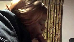 Ebony woman trains with monster cock deepthroat