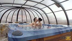 Wow, geezer penetrates Russian Angie Moon orally and vaginally!