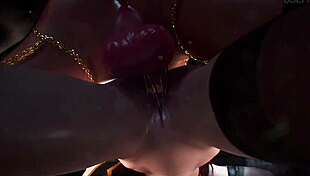 Wow! Uite această călugăriță obraznică în animație 3D ia futut în cur cu pulă mare și acțiune vaginală!