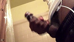 yo, check out this big dick unloading its load