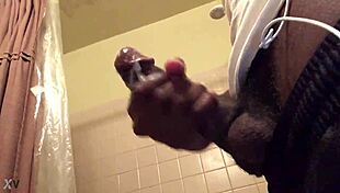 yo, check out this big dick unloading its load