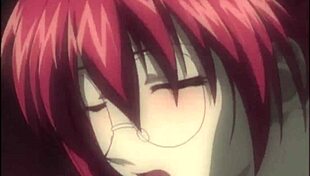 The anime babe is bound and getting plowed hard.