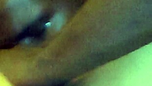 Hittin' it hard, sucking my soul out of my pussy in this homemade ebony BBW blowjob.