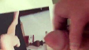 i pay tribute to patti august with my cum while masturbating