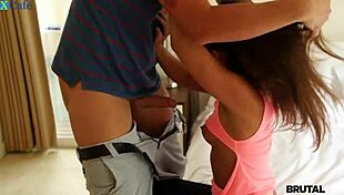 Bend over in the wrong place for some doggystyle, teen