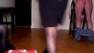 Noisy group gets wild with caning and spanks.