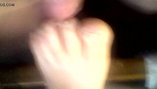 Footjob Delight with My Wife's Sexy Feet at 21