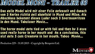 German Milf Model Moni30 In Bondage Gangbang With Facial Cumshot