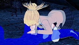 i'm watching dr stone hentai where kohaku gives a blowjob and gets fucked hard, so hot! 😍