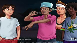 Summertime Saga - Displaying Abs to Character in Episode 19