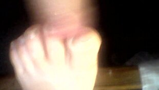 Footjob Delight with My Wife's Sexy Feet at 21